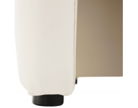 Konferenčné kreslo Cuba - béžová ekokoža