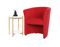 Konferenčné kreslo Cuba - červená látka