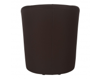 Konferenčné kreslo Cuba - hnedá ekokoža