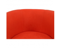 Konferenčné kreslo Cuba - oranžová látka