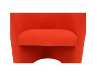 Konferenčné kreslo Cuba - oranžová látka