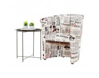 Konferenčné kreslo Cuba D-8 - vzor noviny