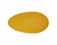 Konferenčný stolík (2 ks) Doblo - biely lesk / žltomedový lesk