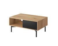 Konferenčný stolík Forso FL102 - dub artisan / čierna