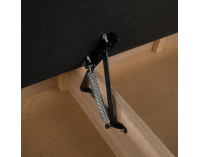 Jednolôžková posteľ (váľanda) s úložným priestorom Konri - dub sonoma / hnedá