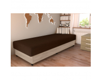 Jednolôžková posteľ (váľanda) s úložným priestorom Konri - dub sonoma / hnedá