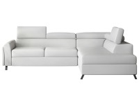 Rohová sedačka s rozkladom a úložným priestorom Korense P - biela