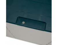 Záhradný úložný box Kortez - sivá / zelená