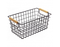 Viacúčelový košík Kosut - čierna