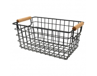 Viacúčelový košík Kosut - čierna