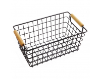 Viacúčelový košík Kosut - čierna