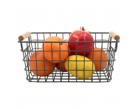 Viacúčelový košík Kosut - čierna