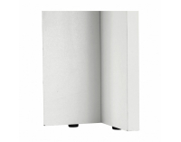 Jedálenský stôl Kraz 120x80 cm - biela / čierna