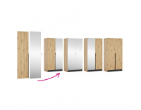 Korpus vešiakovej skrine Kreo 100 - dub artiisan