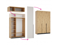 Korpus nadstavca Kreo 150 - dub artisan