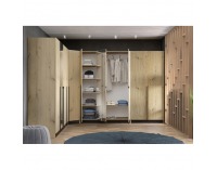 Nízke dvierka so zrkadlom Kreo 50 - dub artisan