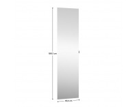 Nízke dvierka so zrkadlom Kreo 50 - kašmír