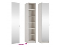 Vysoké dvierka so zrkadlom Kreo 50 - kašmír