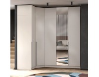 Vysoké dvierka so zrkadlom Kreo 50 - kašmír