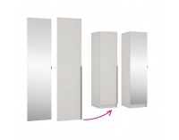 Korpus policovej skrine Kreo 50 - kašmír