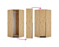 Korpus rohovej skrine Kreo - dub artisan