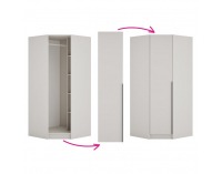 Rohové nízke dvierka Kreo - kašmír