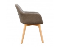 Kreslo Clorin - hnedá / buk