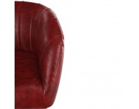 Kreslo Fiora - červená / čierna