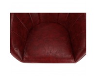 Kreslo Fiora - červená / čierna