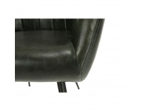 Kreslo Fiora - olivovozelená / čierna