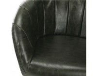 Kreslo Fiora - olivovozelená / čierna