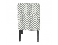 Kreslo Herola - biela / sivá / čierna