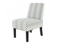 Kreslo Herola - biela / sivá / čierna