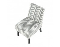 Kreslo Herola - biela / sivá / čierna