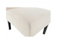 Kreslo Herola - béžová / čierna