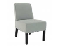 Kreslo Herola - svetlosivá / čierna