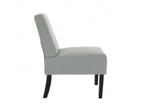 Kreslo Herola - svetlosivá / čierna