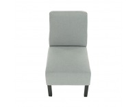 Kreslo Herola - svetlosivá / čierna