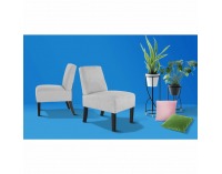 Kreslo Herola - svetlosivá / čierna