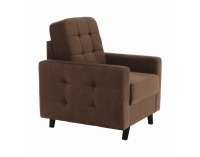 Kreslo Medlin - hnedá / wenge