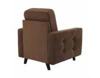 Kreslo Medlin - hnedá / wenge