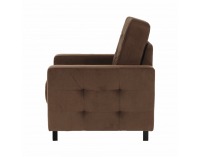 Kreslo Medlin - hnedá / wenge