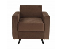 Kreslo Medlin - hnedá / wenge