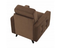 Kreslo Medlin - hnedá / wenge