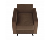 Kreslo Medlin - hnedá / wenge