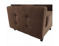 Kreslo Medlin - hnedá / wenge