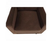 Kreslo Medlin - hnedá / wenge