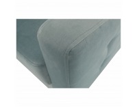 Kreslo Medlin - mentolová / orech