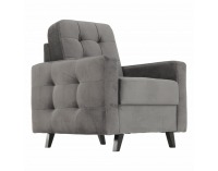 Kreslo Medlin - sivá / wenge