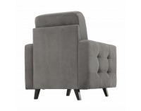 Kreslo Medlin - sivá / wenge